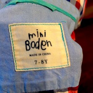 Mini Boden size 7-8 button down